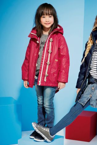 Red Padded Tech Jacket (3-16yrs)